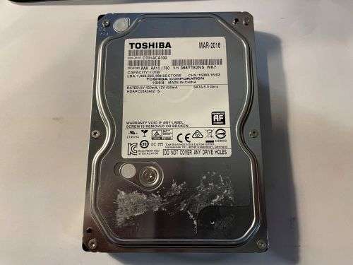TOSHIBA 1TB DESKTOP HDD