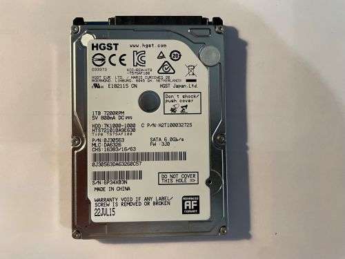 HGST 1TB Laptop HDD