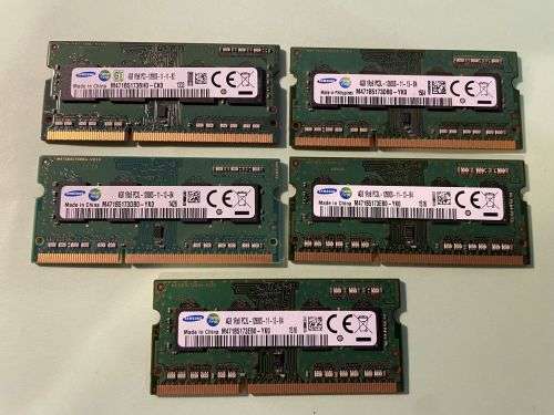 SAMSUNG 4GB DDR3 LAPTOP MEMORY
