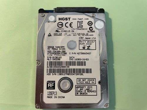 Hitachi 500GB Laptop HDD