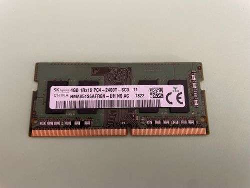 SK HYNIX 4GB DDR4 LAPTOP MEMORY