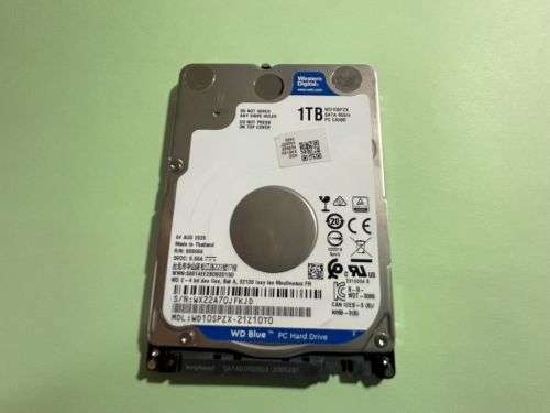 WD Blue 1TB Laptop HDD