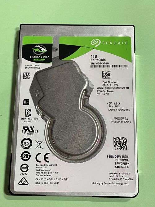 Seagate 1TB Laptop HDD