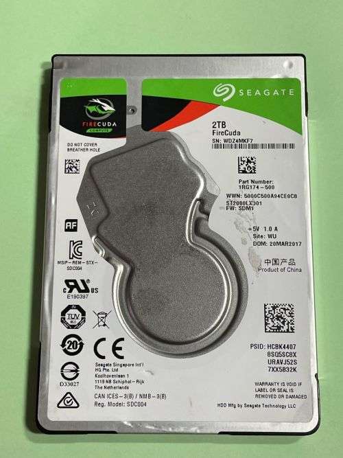 Seagate FireCuda 2TB Laptop HDD