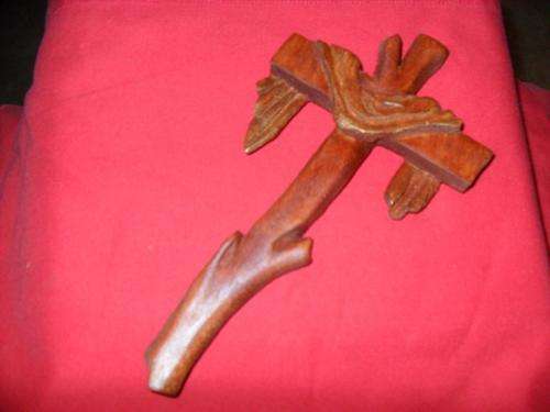HAND CARVED CROSS