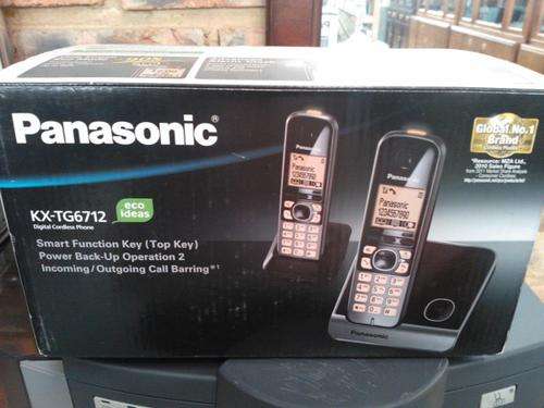 PANASONIC KX-TG6712 CORDLESS PHONE DUO