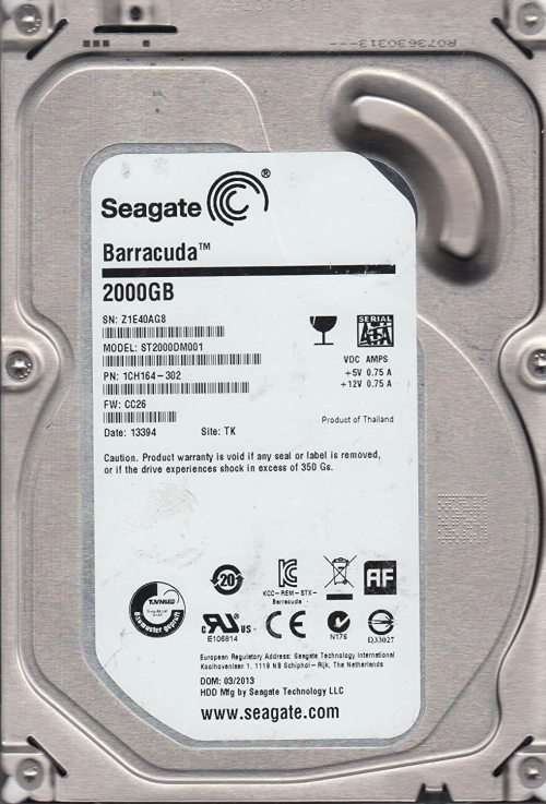 Seagate 2TB Desktop HDD