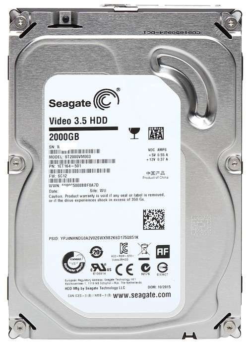 Seagate 2TB Desktop HDD