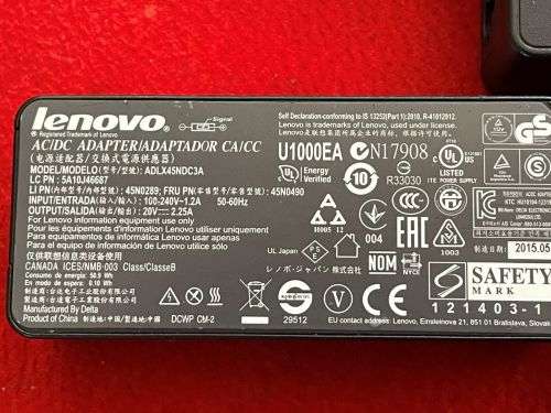 Lenovo Original Laptop Charger