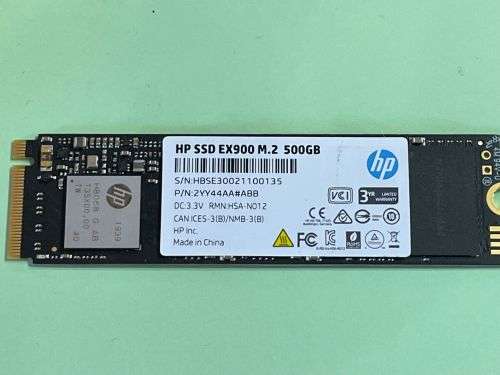 HP 500GB M.2 NVME SSD