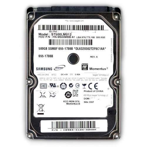 SAMSUNG 500GB Laptop HDD