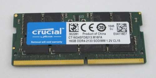 Crucial 16GB DDR4 Laptop Memory