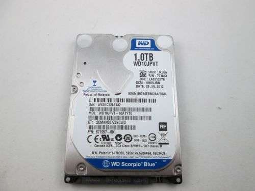 WD Blue 1TB Laptop HDD