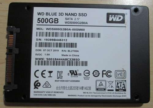 WD Blue 500GB 2.5 SSD