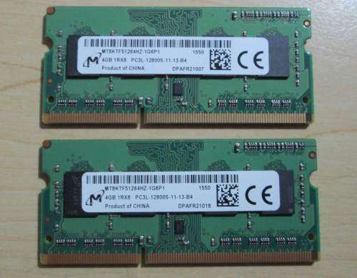 Micron 4GB PC3L Laptop Memory