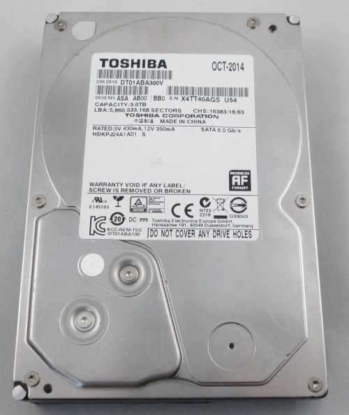 Toshiba 3TB Desktop HDD