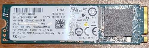 SK Hynix 512GB M.2 NVMe SSD