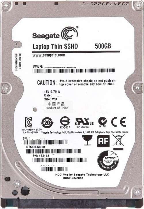Seagate 500GB Laptop HDD