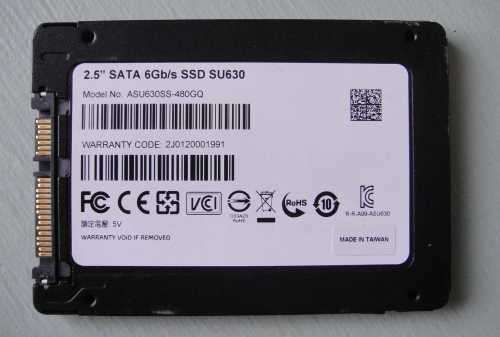ADATA 480GB SATA 2.5` SSD