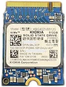 KIOXIA 512GB M.2 2230 NVMe SSD