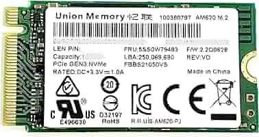 UNION MEMORY 512GB M.2 2242 NVME SSD