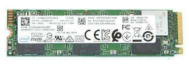 Intel 512GB M.2 2280 NVMe SSD