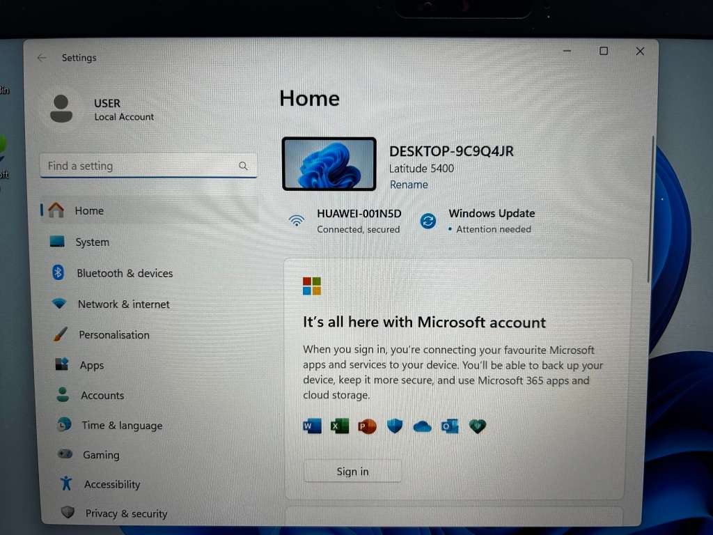 Dell Latitude 5400 Core i5 8th Gen 256GB/8GB/Win 11 Pro