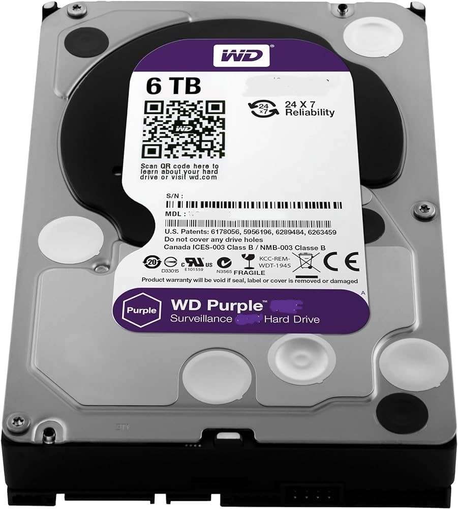 WD Purple 6TB Desktop HDD