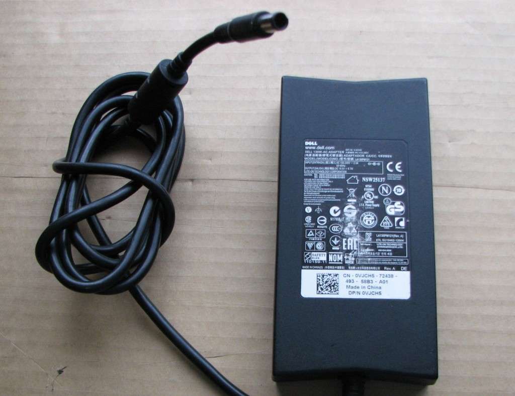 Dell 130W Laptop Charger - Large Pin