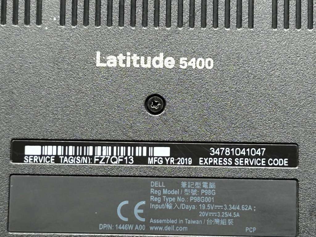 Dell Latitude 5400 Core i5 8th Gen 256GB/16GB/Win 11 Pro
