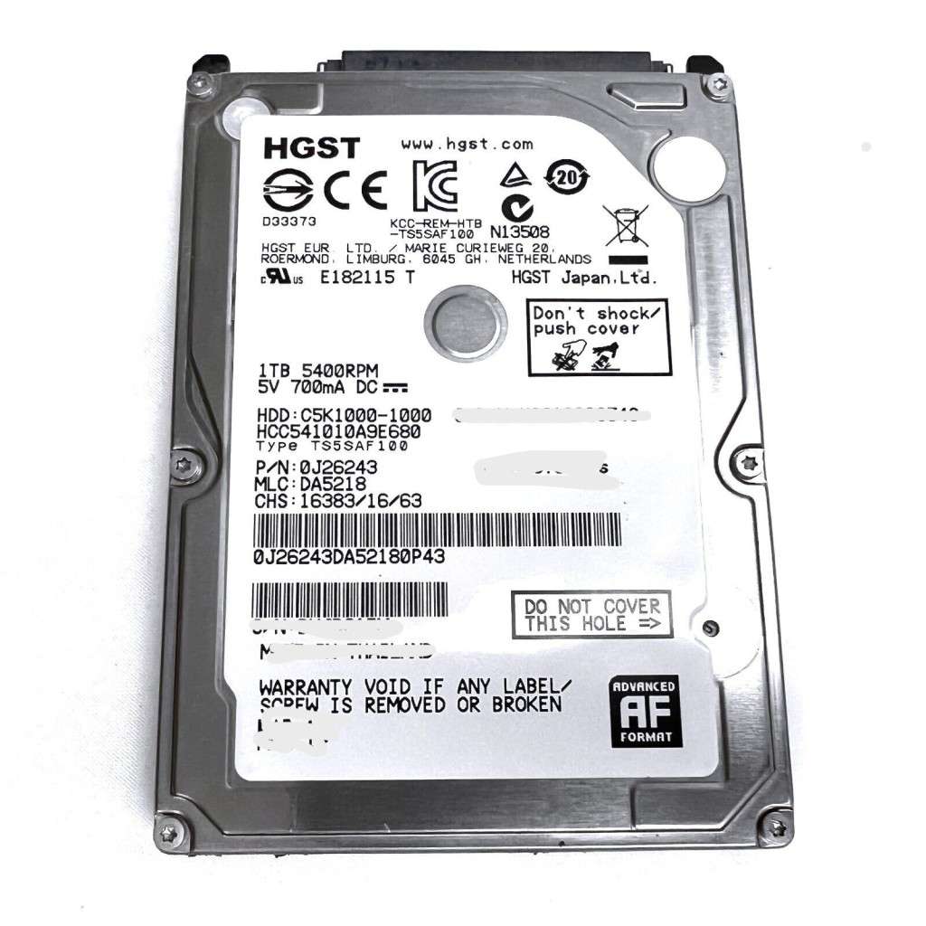 Hitachi 1TB Laptop HDD