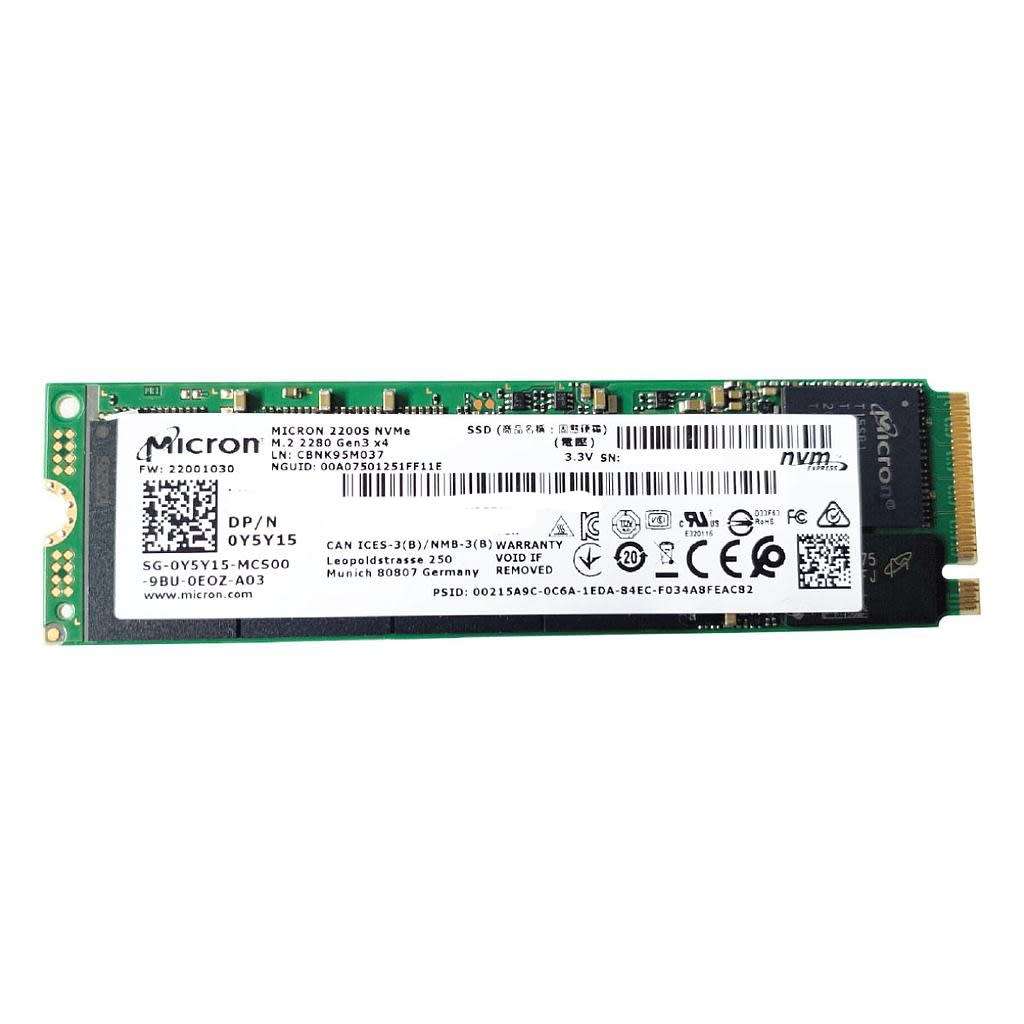 Micron 256GB M.2 2280 NVMe Gen 3 SSD
