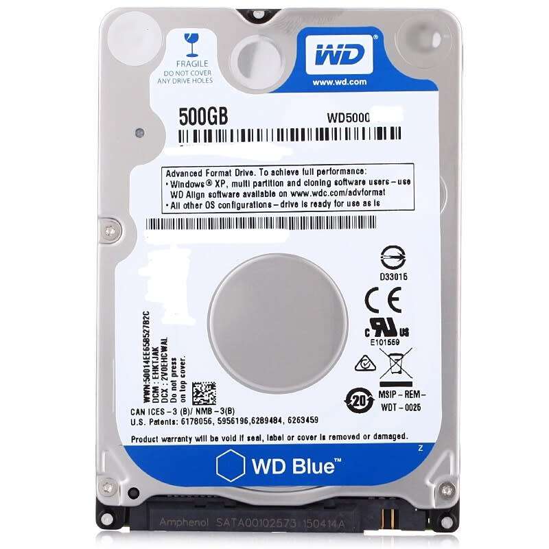WD Blue 500GB Laptop HDD