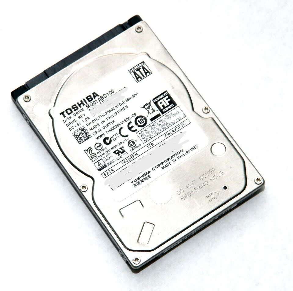 Toshiba 1TB Laptop HDD