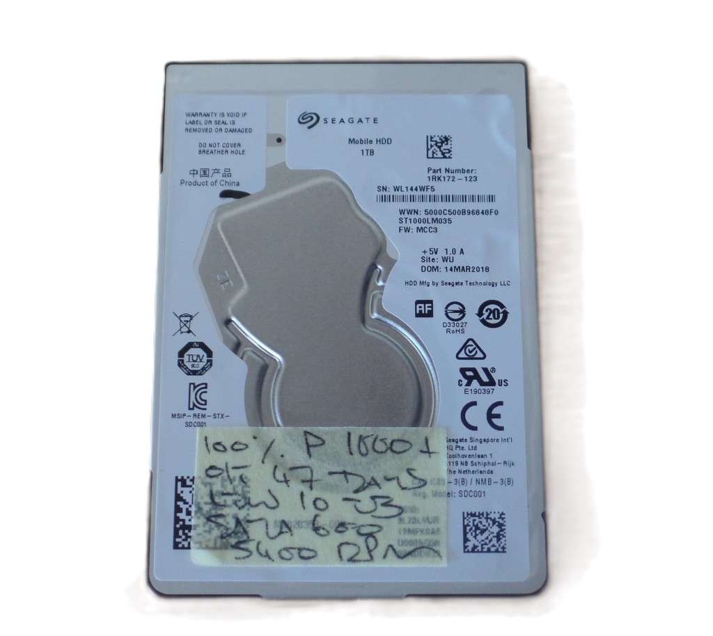 Seagate 1TB Laptop HDD