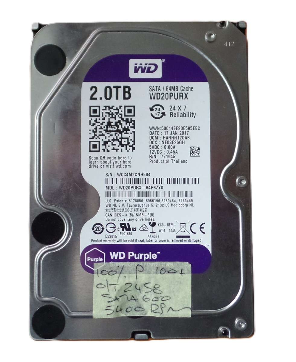 WD Purple 2TB Desktop HDD *READ FULL DESCRIPTION*