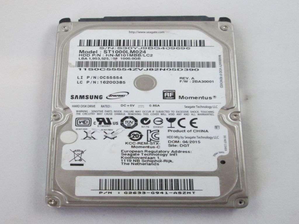 Seagate 1TB Laptop HDD