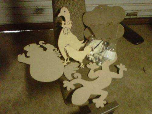 MOSAIC CUTOUTS SOLD AS A LOT (9 PIECES)