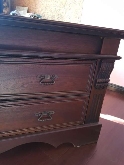 Solid Wood Wetherlys TV Stand Unit - As New