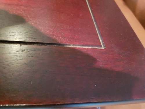 Solid Wood Wetherlys Desk - As New - Blue Strip Removable