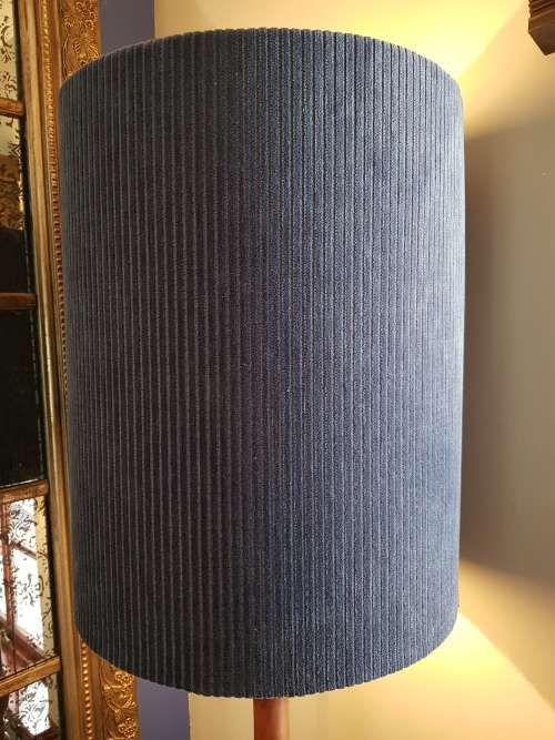 Floor Lamp and Shade - As New - Solid Wood