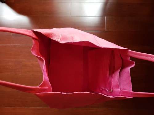 Leather Bag - As New - Light Pink