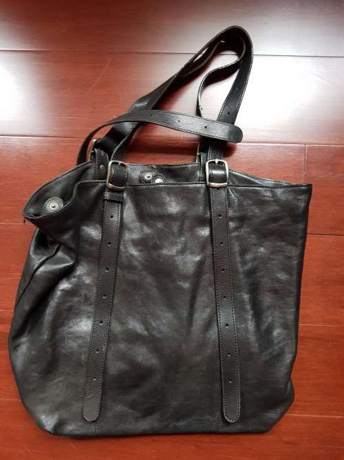 Leather Bag - As New - Black