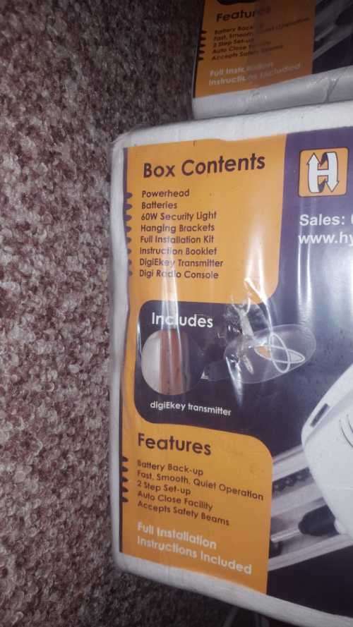 digi door3 garage door motor brand new  only RSA shipping R150