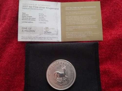 Silver Kruger rand 1 oz PU