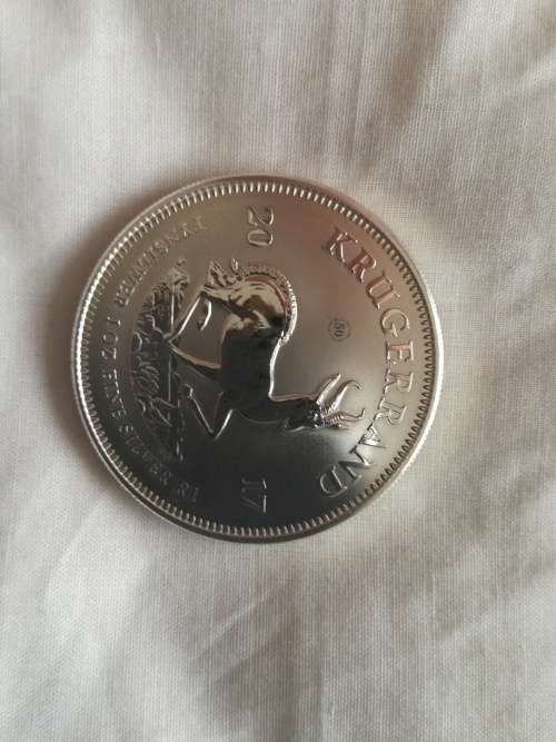 1 oz 2017 Kruger Silver Premium uncirculated