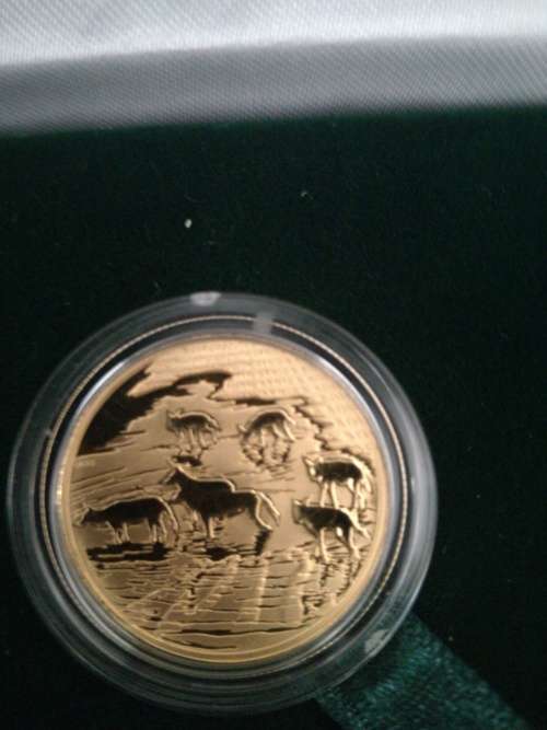 2012 Natura - African Painted Wolf - 1/4 oz Gold