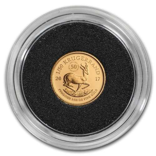 2017 South Africa 1/50 oz Proof Gold Krugerrand