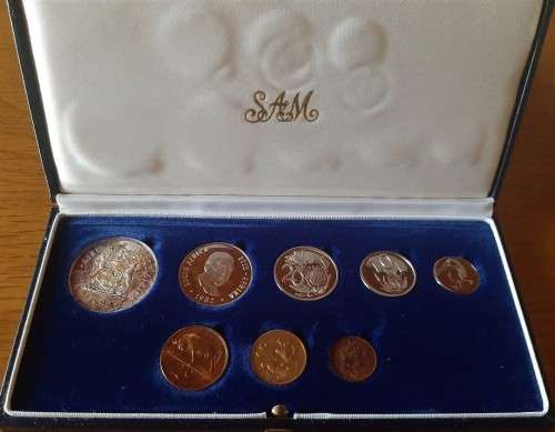1982 Proof Set in Original S.A.Mint Box with Silver R 1
