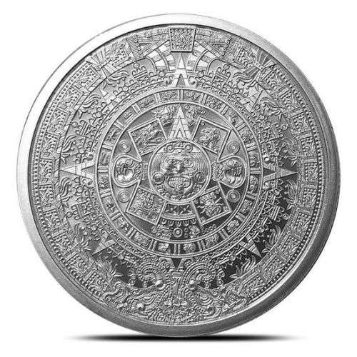 * Just arrived*1 oz. Silver Aztec Rounds Bullion